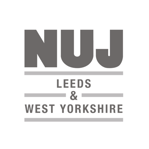 NUJ :eeds and West Yorkshire logo