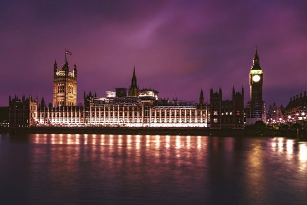 Westminster at night